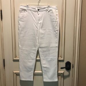 Chico’s White Denim Skimmer Jeans